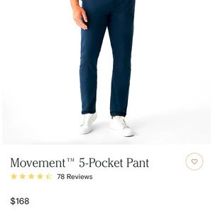 Faherty 5 pocket pant, 30 waist, 30 inseam